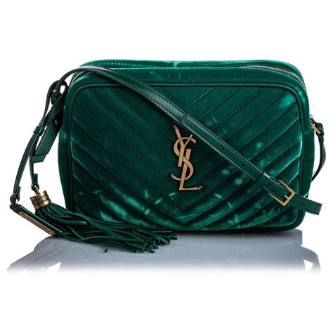 green ysl bag|ysl handbags with tassel.